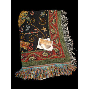 Susan Winget Made In America Christmas Throw NWT Size 60 X 50
